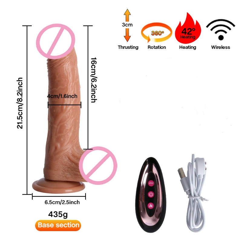 Gun King Electric Simulation Dildo | Red Room Fantasies