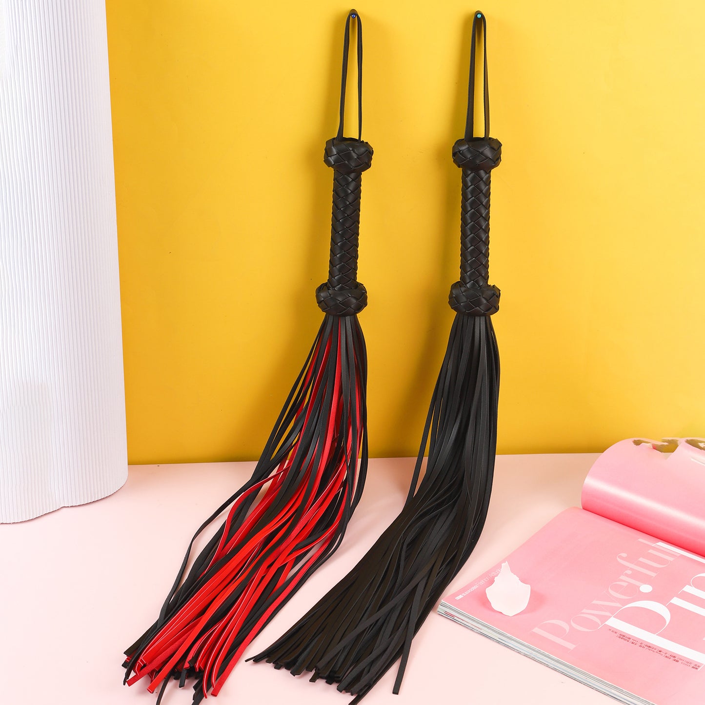 Black & Red Flogger | Red Room Fantasies