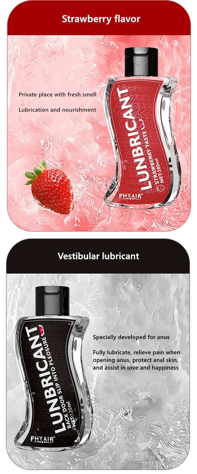 Strawberry Taste Lubricant (Red Bottle) | Red Room Fantasies