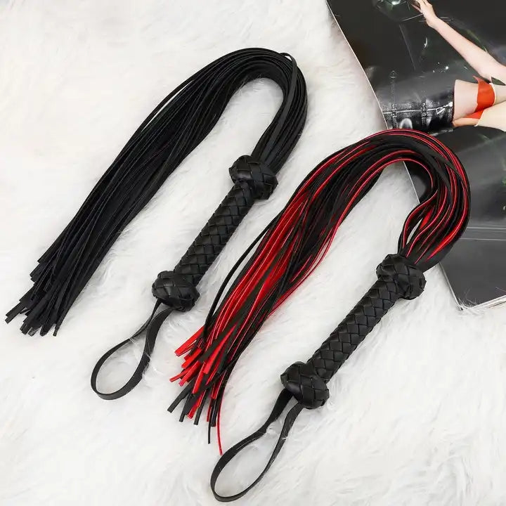 Black & Red Flogger | Red Room Fantasies