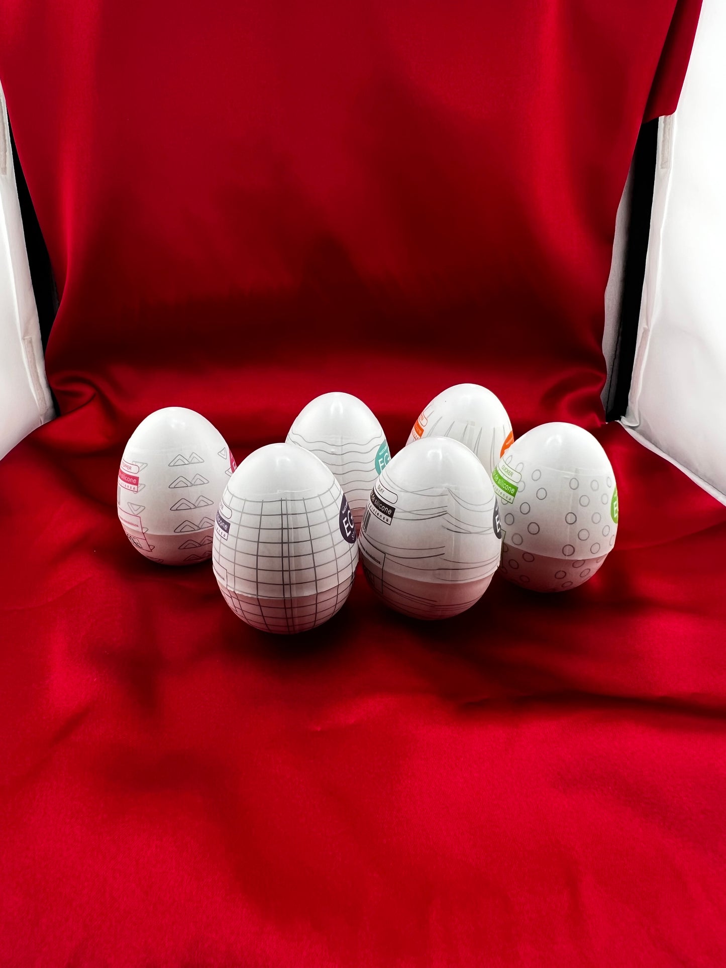 Textured Masturbation Eggs (6-Pack Variety) | Red Room Fantasies