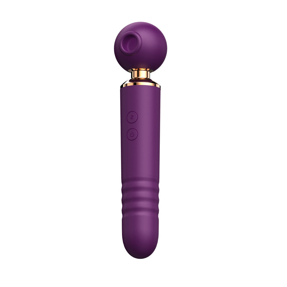 3 in 1 Thrusting Ball Top Vibrator w/ Suction | Red Room Fantasies